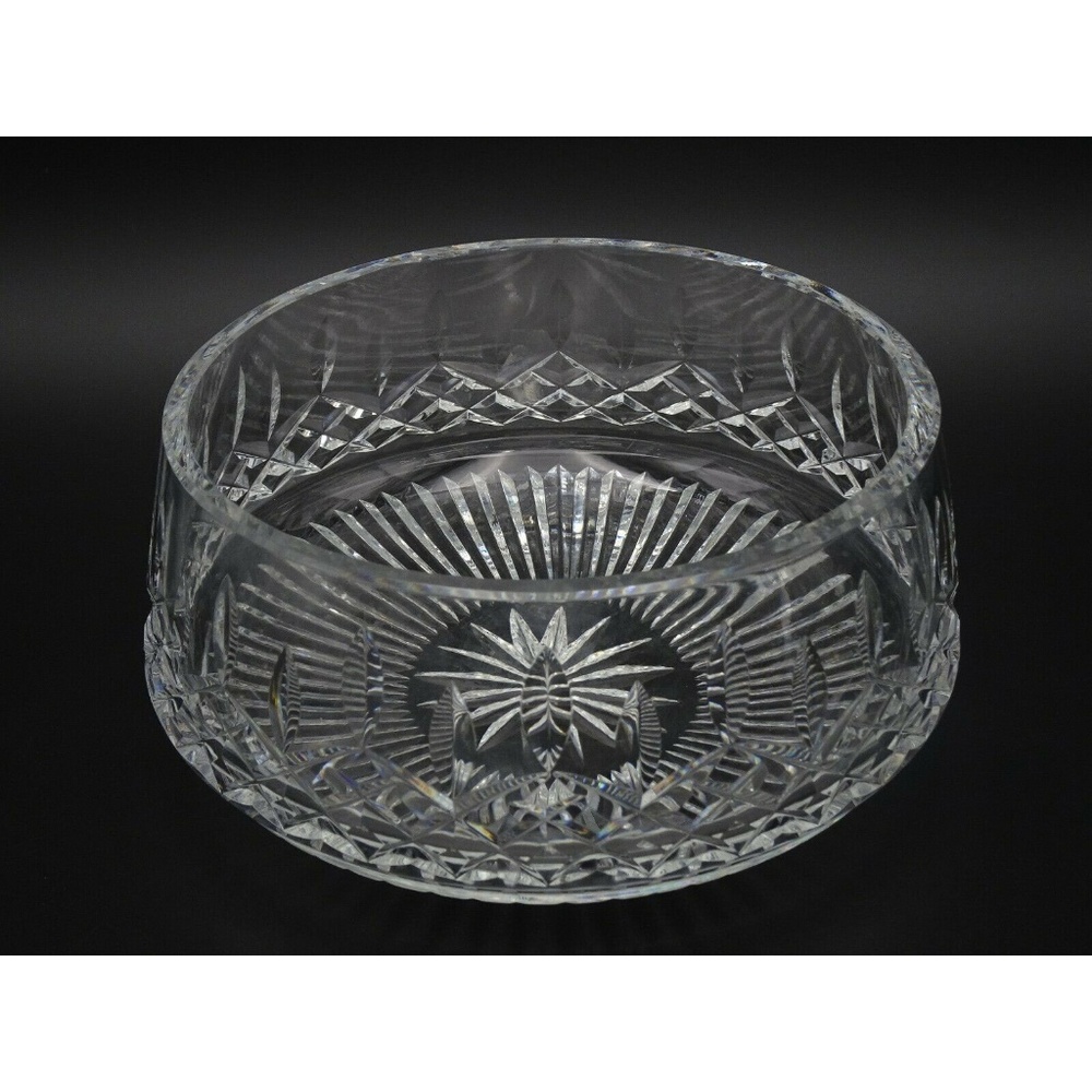 Waterford 8" ☘️ Ireland Lismore Crystal Salad Fruit Serving Bowl Dish ~ Classic
